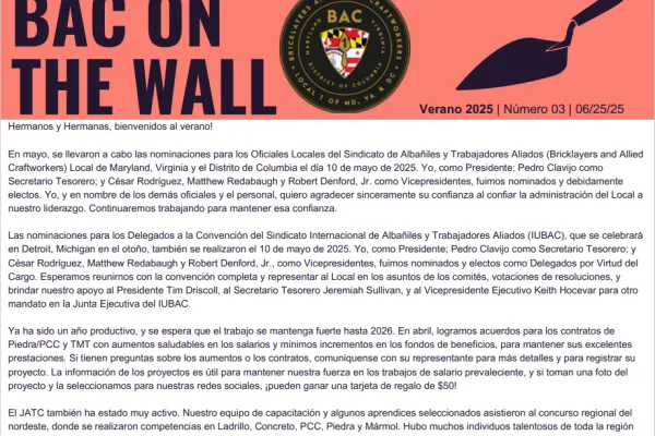 Boletín de Verano 2025 – Julio, Agosto y Septiembre