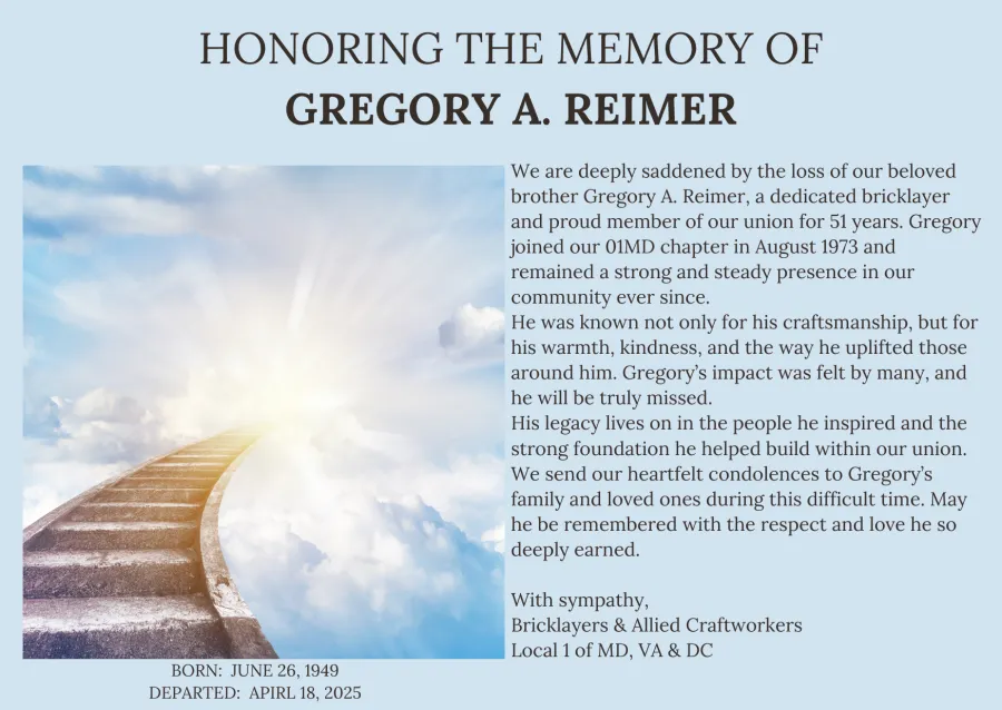 Obituary for Gregory Reimer