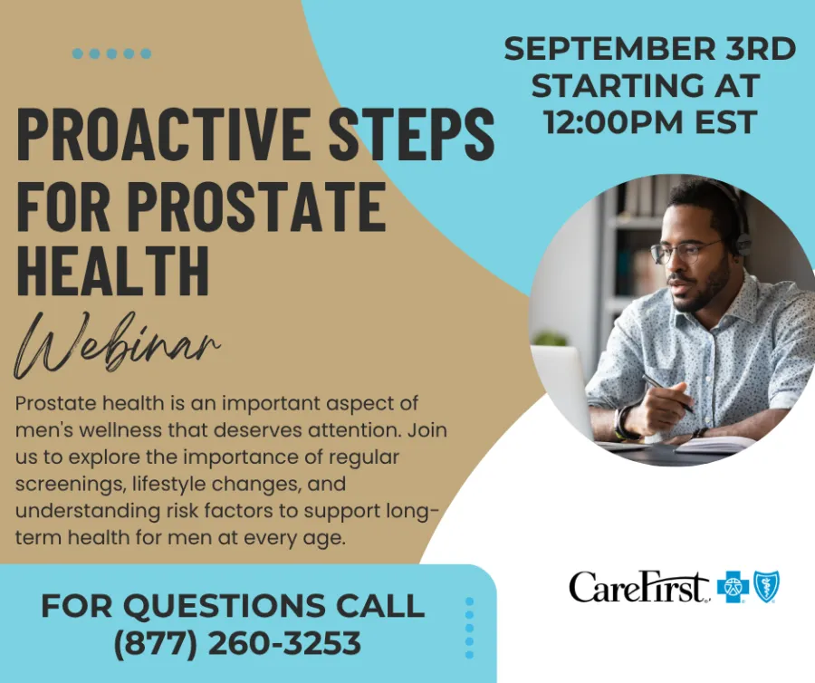 CareFrist: Webinar: Proactive Steps for Prostate Health