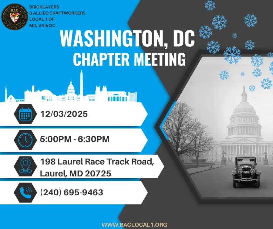 DC Chapter Meeting Info