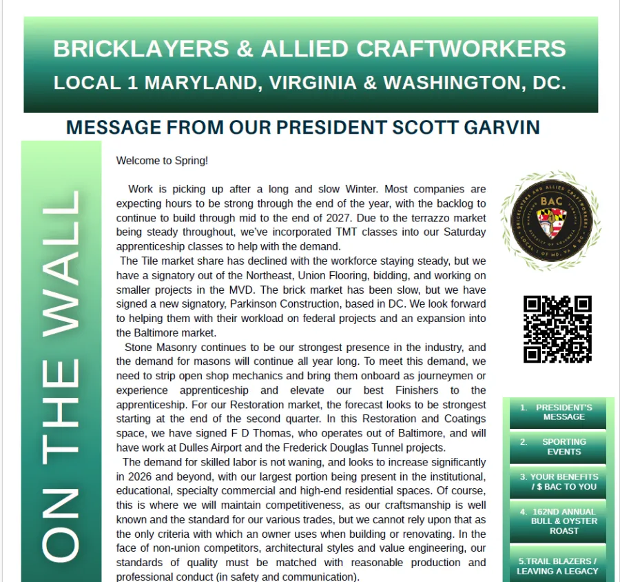 Spring Newsletter 2026