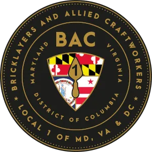 Logo of the Bricklayers & Allied Craftworkers Local 1 of MD, VA & DC